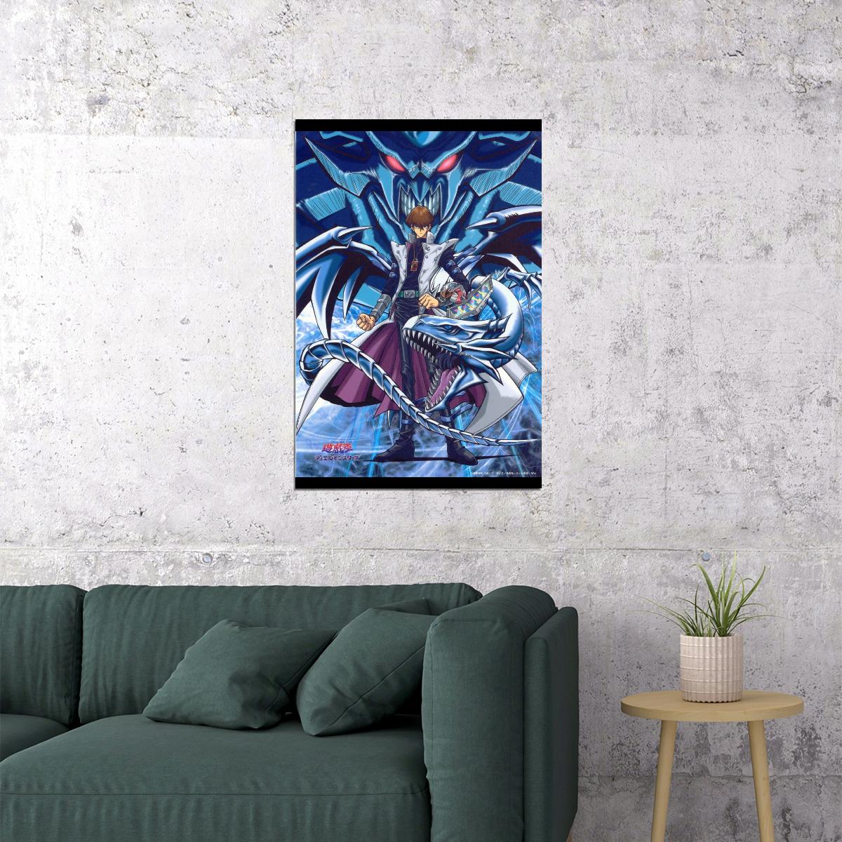 Yu-gi-oh! Seto Kaiba Trading Card Game Poster