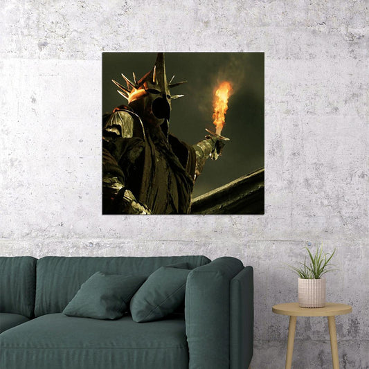 The Lord Of The Rings Sauron Movie Poster Iconic Fantasy Villain Art Print - xonomax