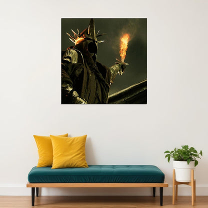 The Lord Of The Rings Sauron Movie Poster Iconic Fantasy Villain Art Print - xonomax