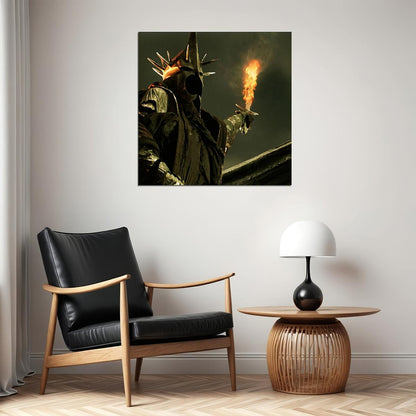 The Lord Of The Rings Sauron Movie Poster Iconic Fantasy Villain Art Print - xonomax