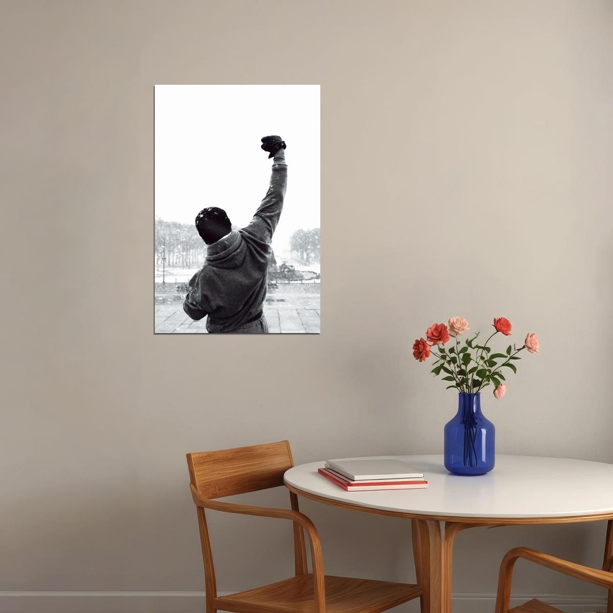 Rocky Balboa Movie Poster Iconic Boxing Film Wall Art