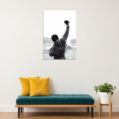 Rocky Balboa Movie Poster Iconic Boxing Film Wall Art