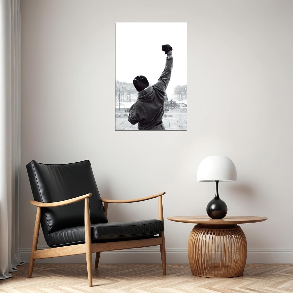 Rocky Balboa Movie Poster Iconic Boxing Film Wall Art