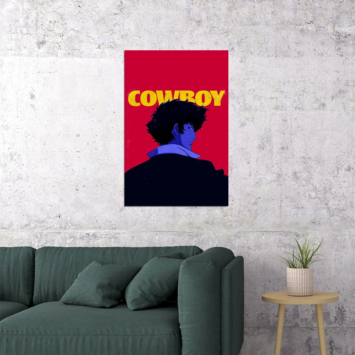 Cowboy Bebop Anime Poster Japanese Animation Wall Art Sci-fi Manga Print