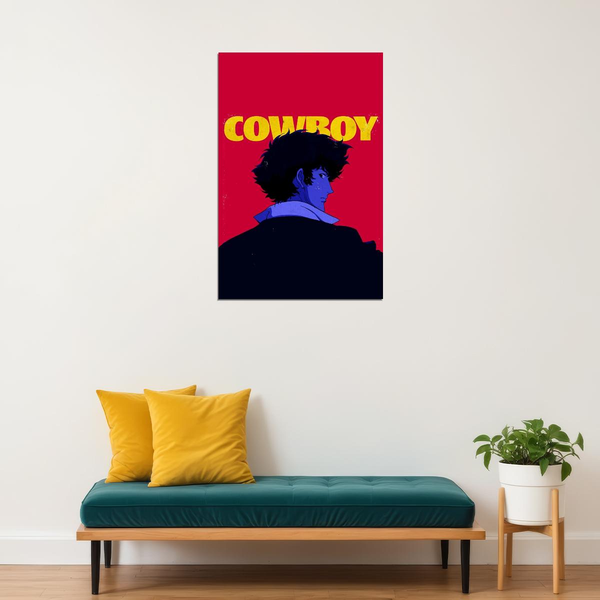 Cowboy Bebop Anime Poster Japanese Animation Wall Art Sci-fi Manga Print