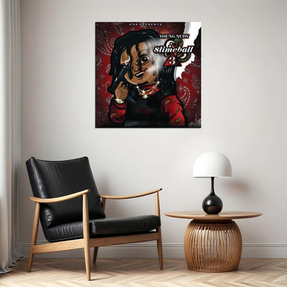 Young Nudy Slimeball Album Cover Art Rapper Music Poster