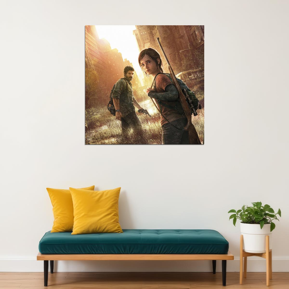 The Last Of Us Video Game Poster Iconic Post-apocalyptic Adventure Art Print