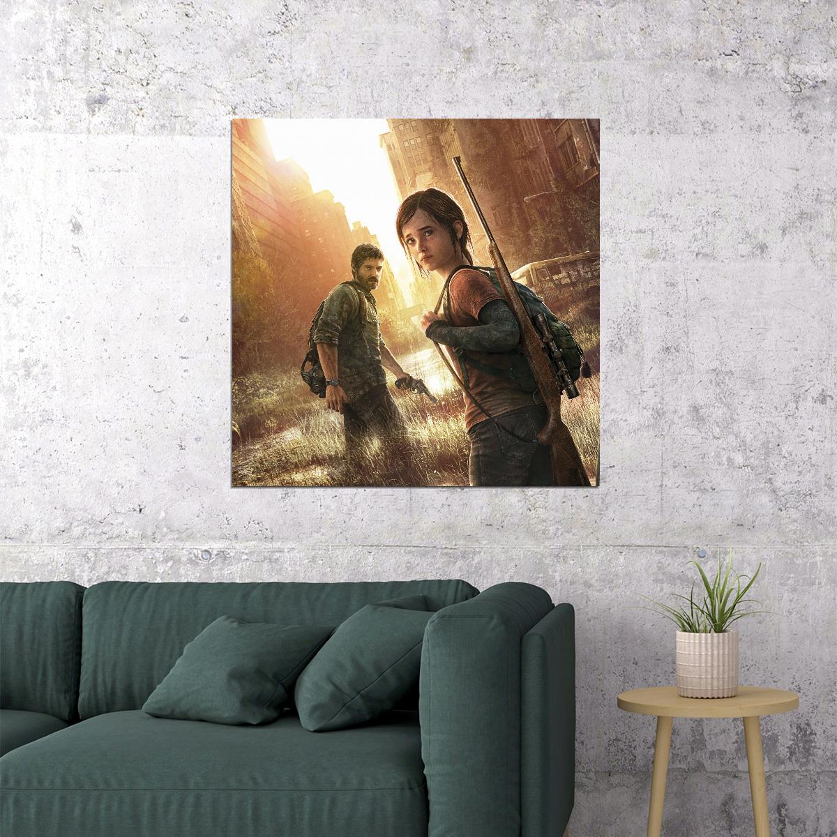 The Last Of Us Video Game Poster Iconic Post-apocalyptic Adventure Art Print