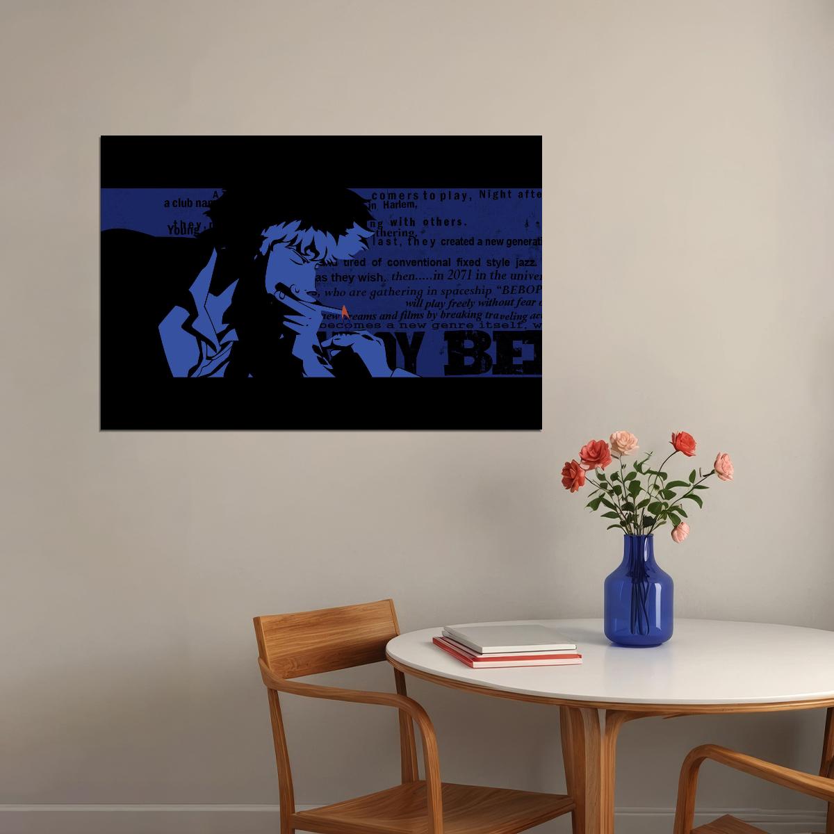 Cowboy Bebop Anime Poster Japanese Animation Wall Art Sci-fi Manga Print - xonomax