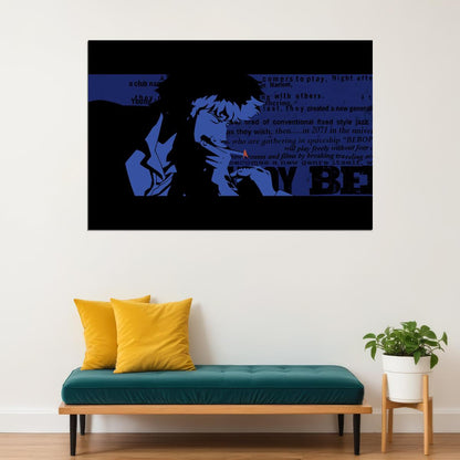 Cowboy Bebop Anime Poster Japanese Animation Wall Art Sci-fi Manga Print - xonomax
