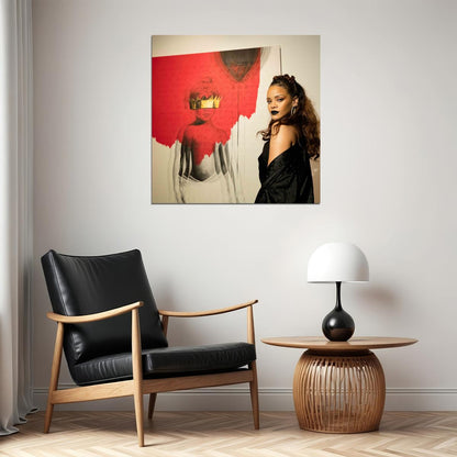 Rihanna Music Poster Singer Wall Art Print