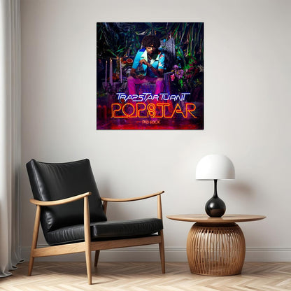 Pnb Rock Trapstar Turnt Popstar Album Cover Art Rap Music Poster Wall Print