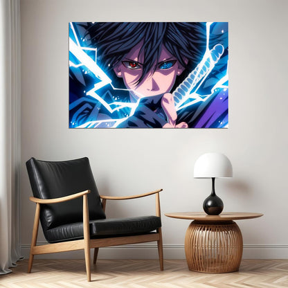 Naruto Boruto Sasuke Anime Poster Japanese Manga Art Wall Print