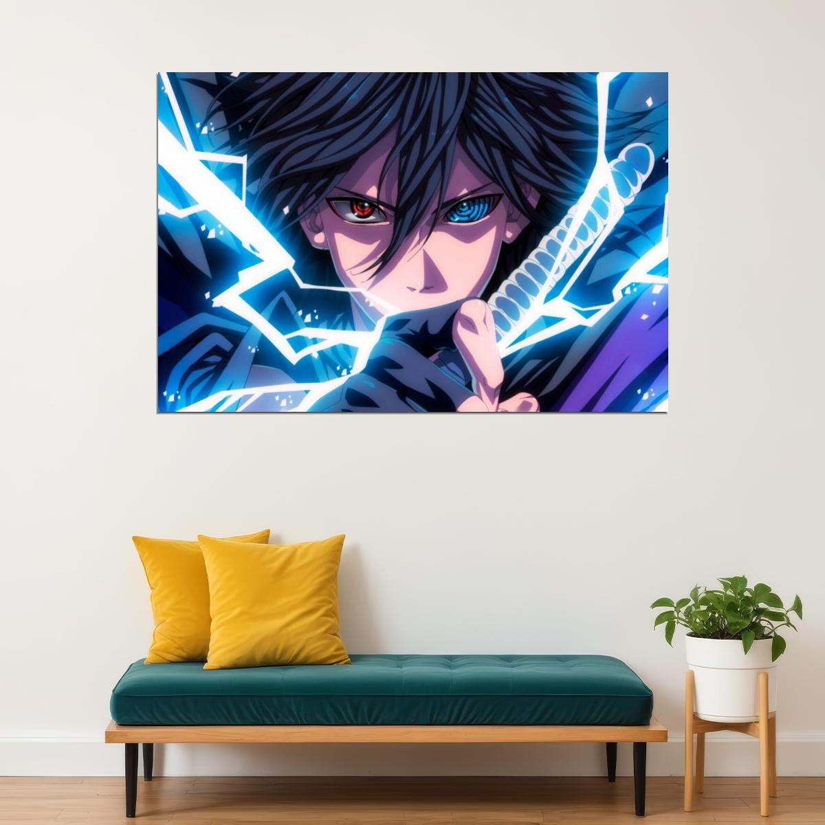 Naruto Boruto Sasuke Anime Poster Japanese Manga Art Wall Print