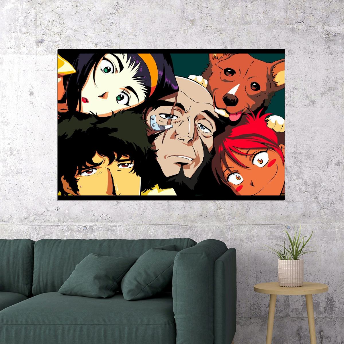 Cowboy Bebop Anime Poster Japanese Animation Wall Art Sci-fi Manga Print