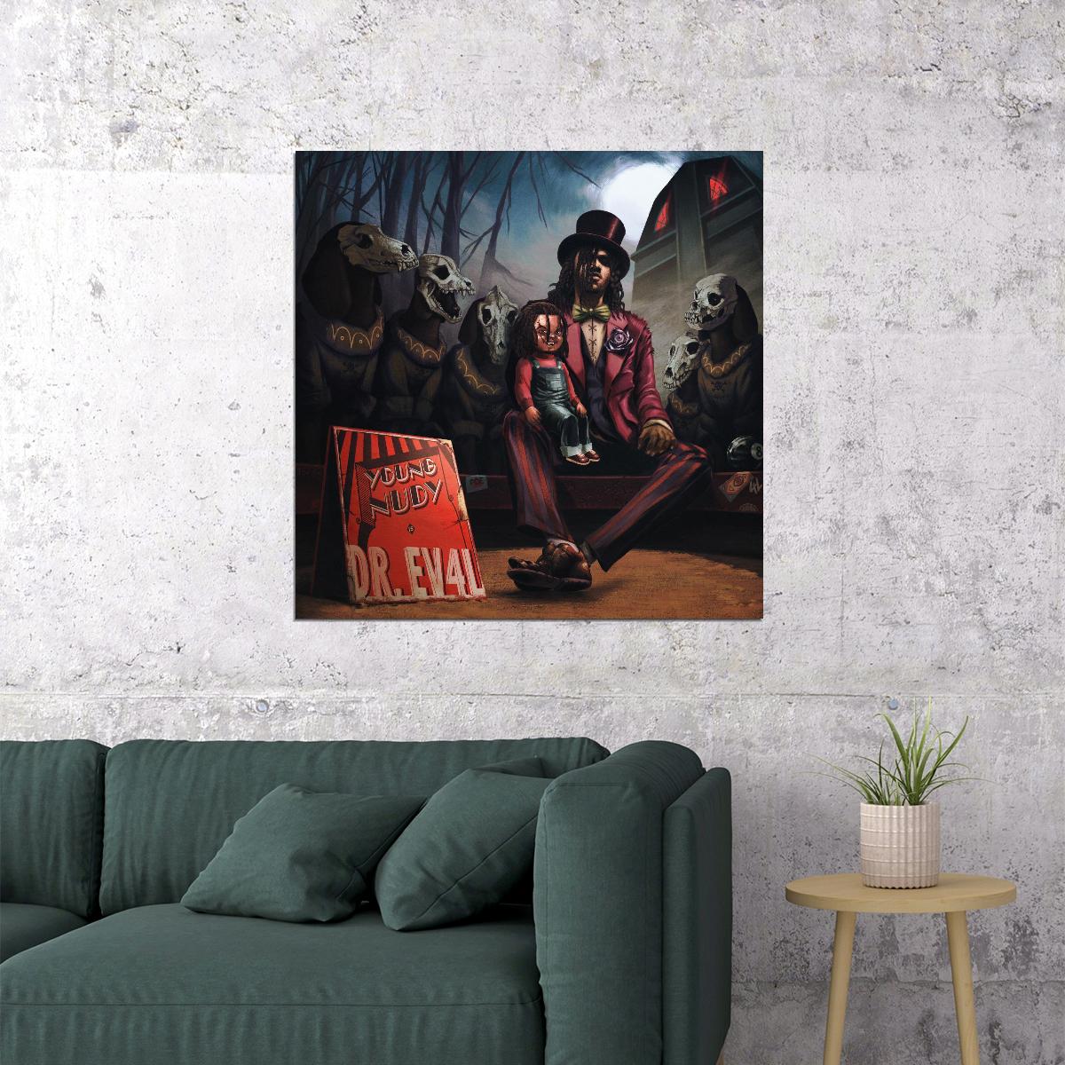 Young Nudy Dr. Album Cover Art Rapper Music Poster