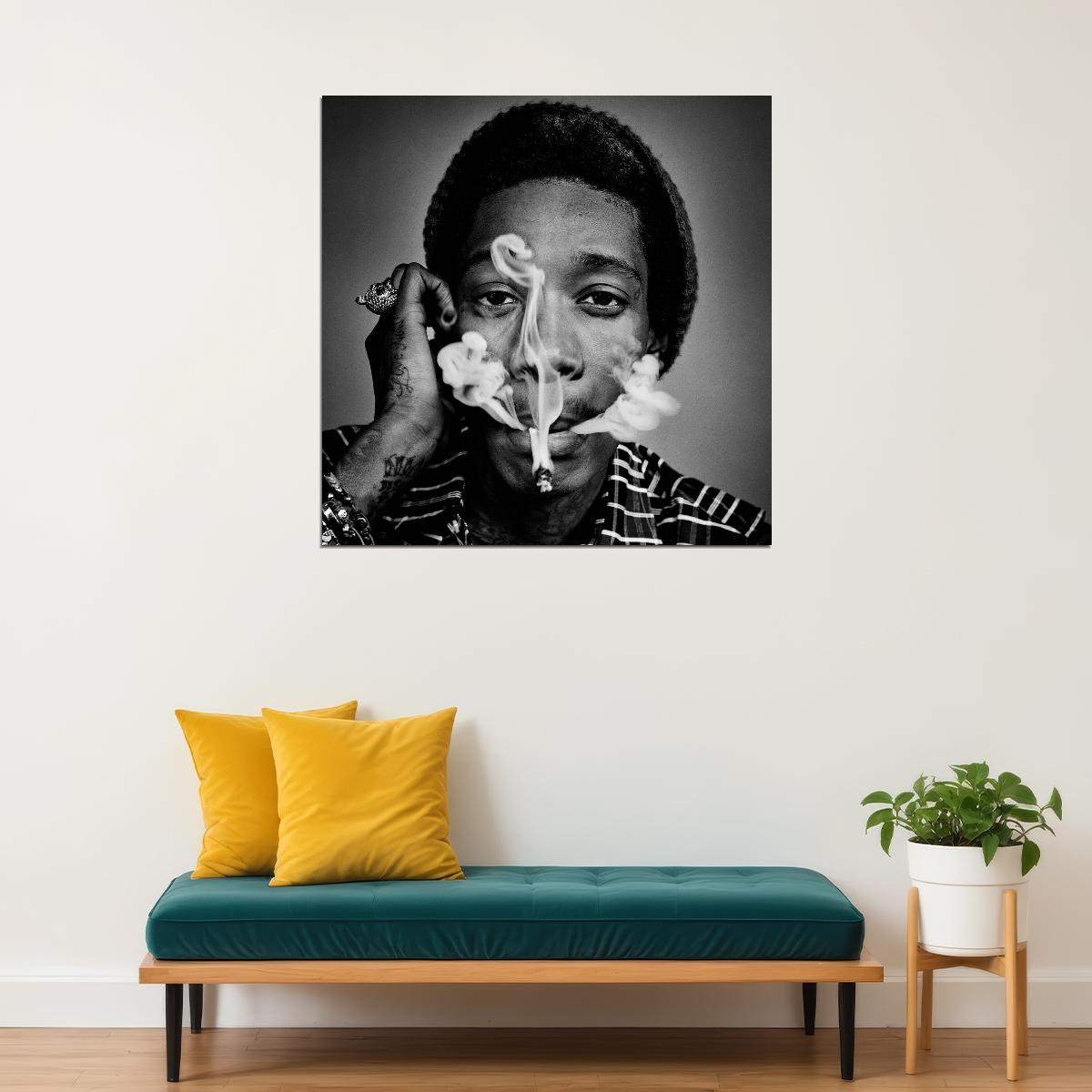 Wiz Khalifa Album Cover Art Rapper Music Poster