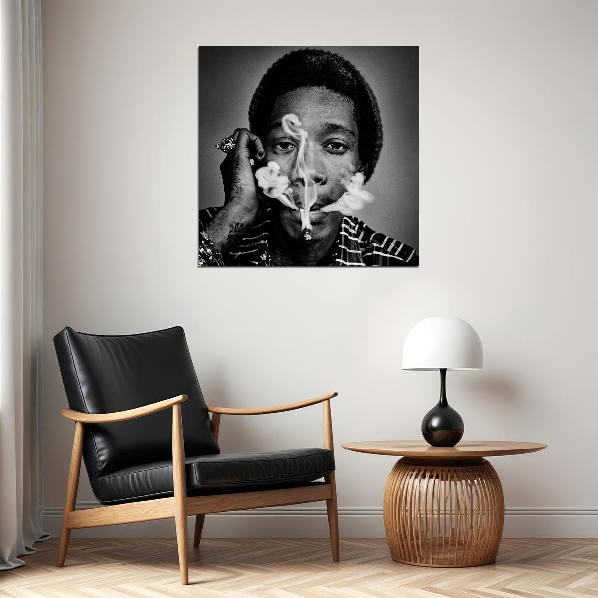 Wiz Khalifa Album Cover Art Rapper Music Poster