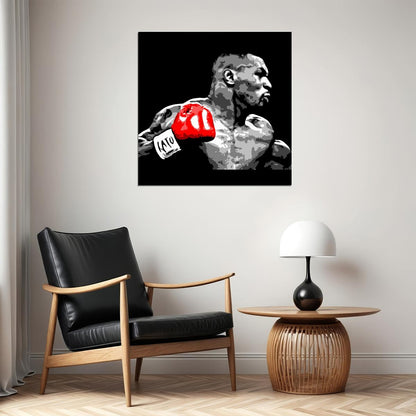 Mike Tyson Boxing Poster Motivational Sports Print Wall Art