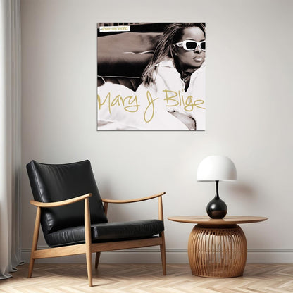 Mary J. Blige Share My World Album Cover Art Music Poster R&b Wall Print