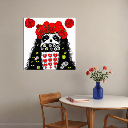 Grimes Album Cover Art Electronic Music Poster Synth-pop Artist Music Print - xonomax