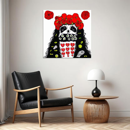 Grimes Album Cover Art Electronic Music Poster Synth-pop Artist Music Print - xonomax