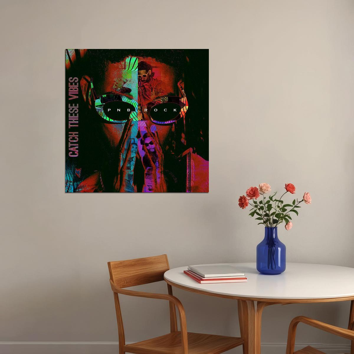 Pnb Rock Catch These Vibes Album Cover Art Rap Music Poster Wall Print