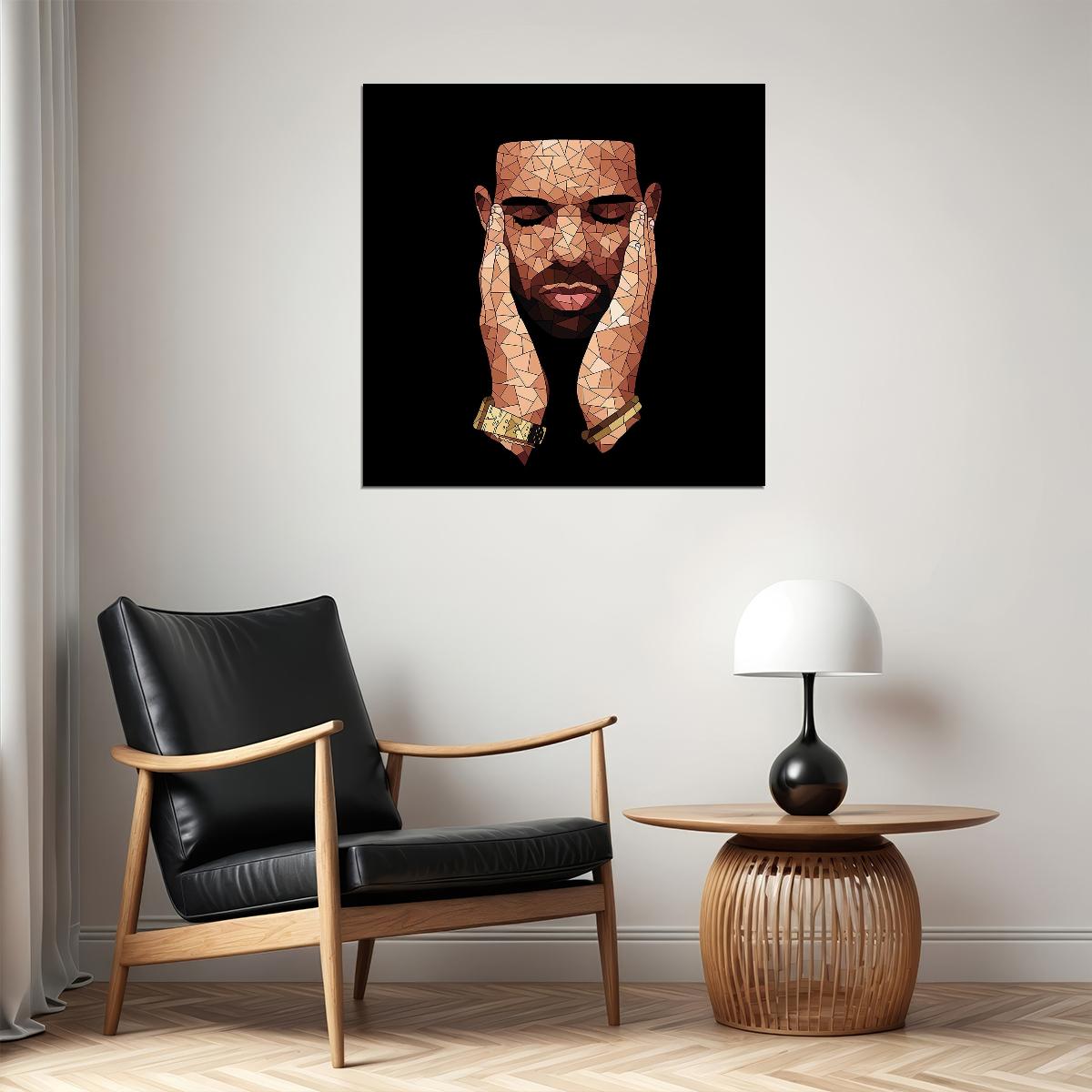 Drake Poster Hip-hop Music Wall Art Rap Artist Print