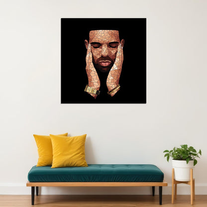 Drake Poster Hip-hop Music Wall Art Rap Artist Print