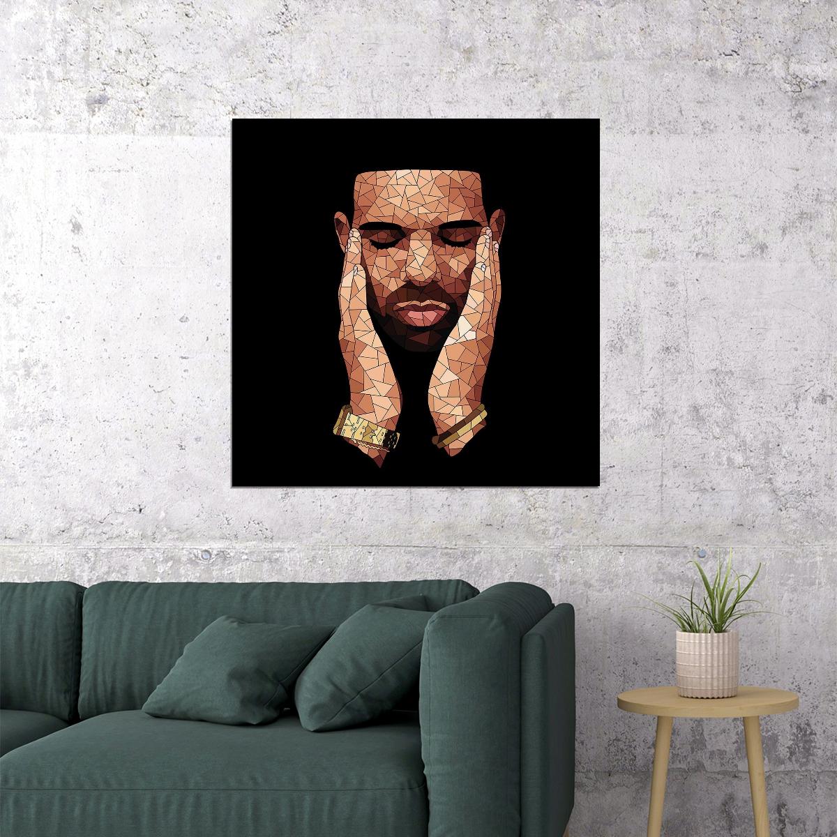 Drake Poster Hip-hop Music Wall Art Rap Artist Print