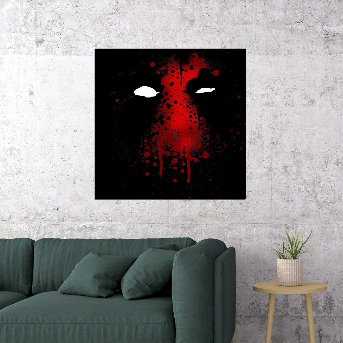 Deadpool Movie Poster Marvel Superhero Wall Art Action Film Print