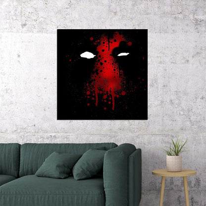 Deadpool Movie Poster Marvel Superhero Wall Art Action Film Print