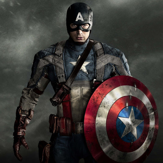 Captain America Movie Poster Marvel Superhero Wall Art Comic Book Film Print