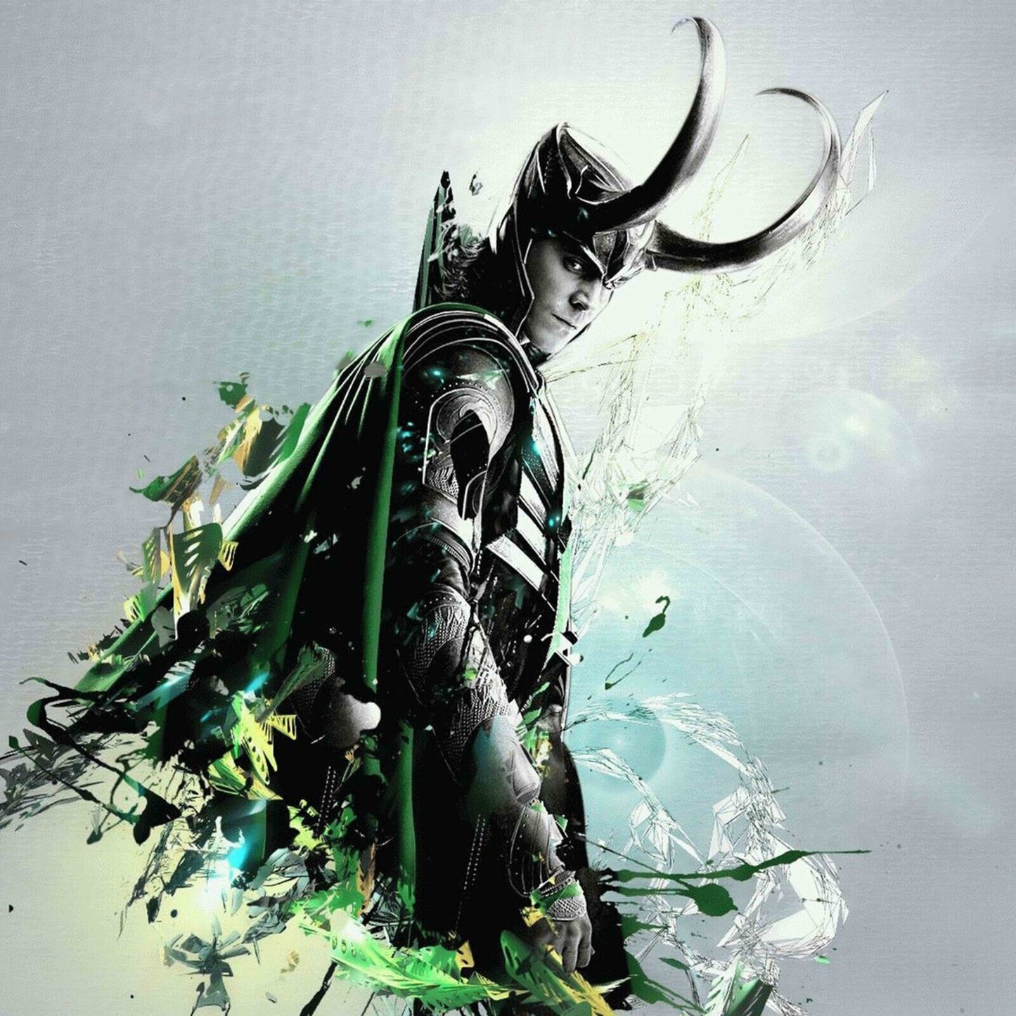 Asgard's Loki Poster Marvel Comics Supervillain Wall Art Comic Book And Movie Print