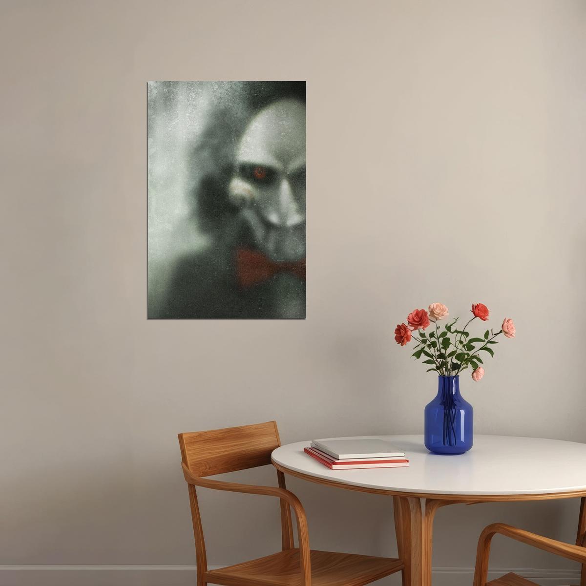 Saw Movie Poster Classic Horror Film Iconic Slasher Wall Print - xonomax