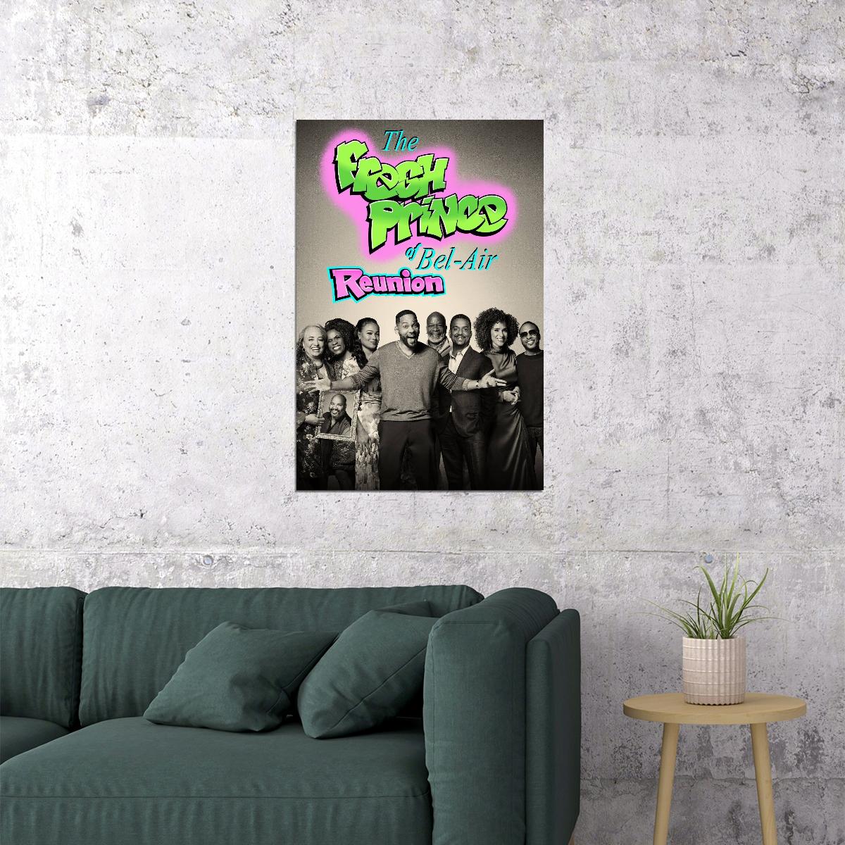 The Fresh Prince Of Bel-air Will Smith Tv Show Poster Iconic 90s Sitcom Art Print