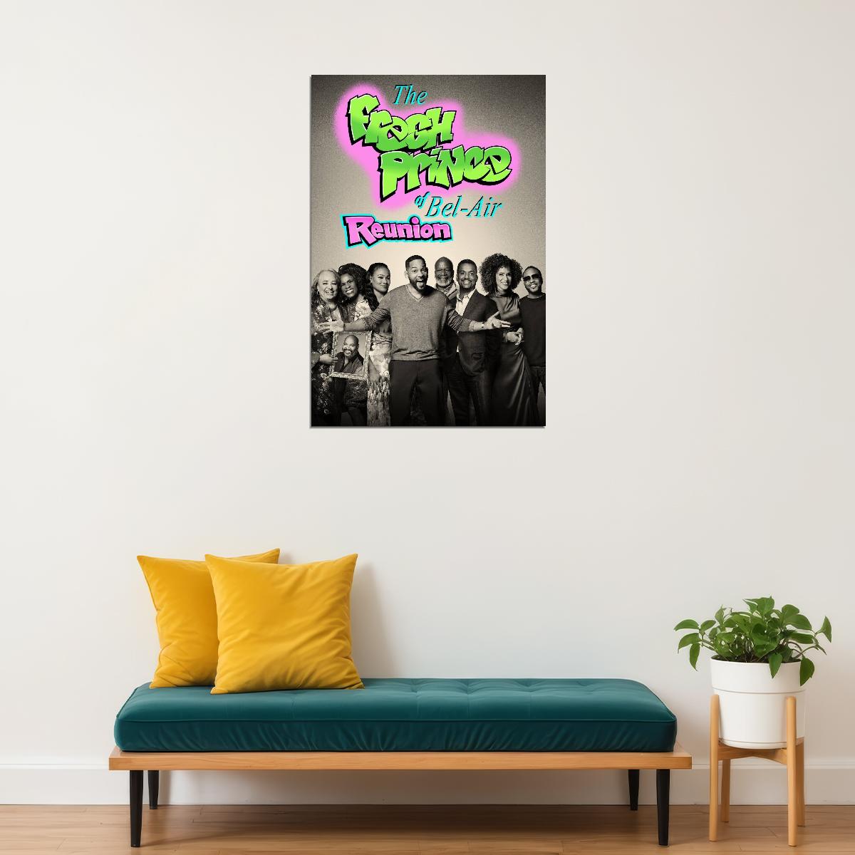 The Fresh Prince Of Bel-air Will Smith Tv Show Poster Iconic 90s Sitcom Art Print