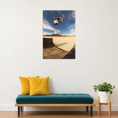 Tony Hawk Poster Iconic Skateboarding Legend Inspirational Extreme Sports Print