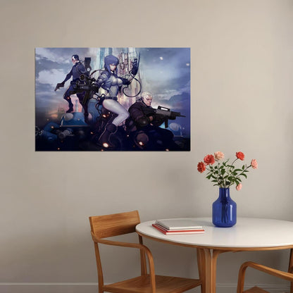 Ghost In The Shell Anime Poster Sci-fi Manga Art Cyberpunk Print