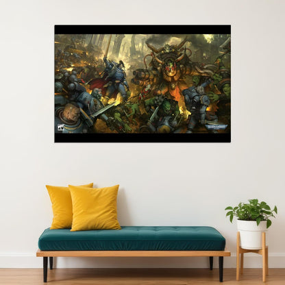 Warhammer Video Game Poster