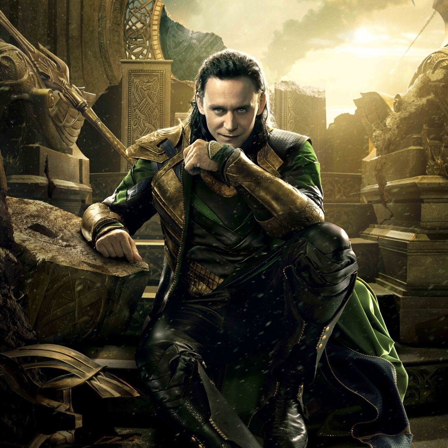 Asgard's Loki Poster Marvel Comics Supervillain Wall Art Comic Book And Movie Print