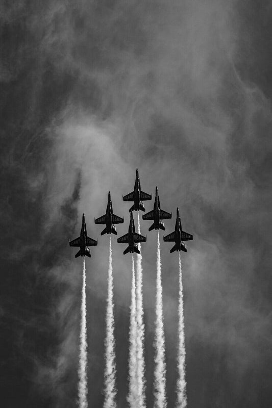 Fighter Jets Poster Military Aircraft Wall Art Aviation Enthusiast Print