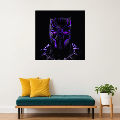 Avenger Black Panther Movie Poster Marvel Superhero Wall Art Comic Book Film Print