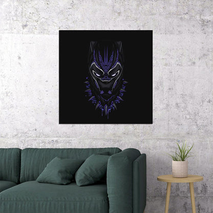 Avenger Black Panther Movie Poster Marvel Superhero Wall Art Comic Book Film Print