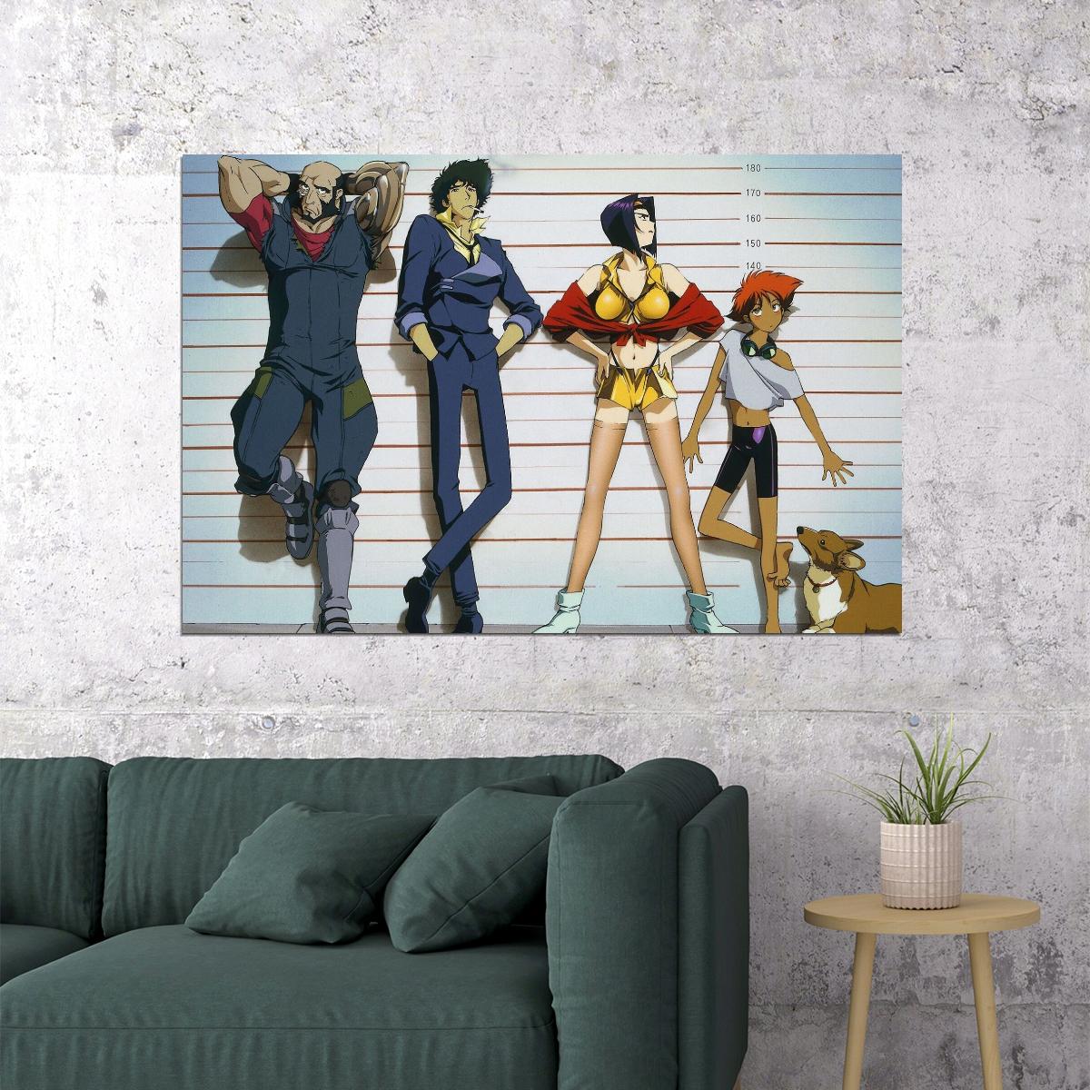 Cowboy Bebop Anime Poster Japanese Animation Wall Art Sci-fi Manga Print