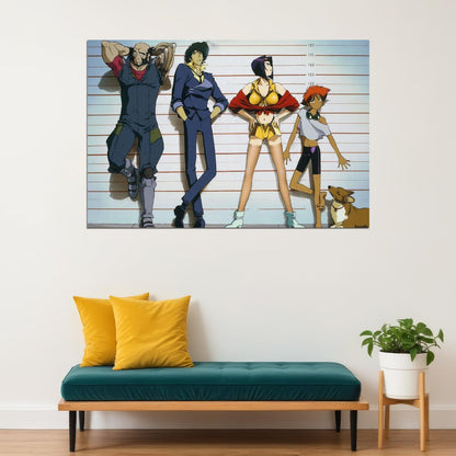 Cowboy Bebop Anime Poster Japanese Animation Wall Art Sci-fi Manga Print