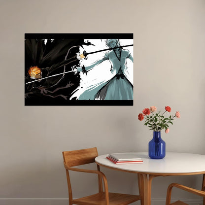 Bleach Ichigo Anime Poster Japanese Animation Wall Art Manga Series Print