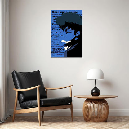 Cowboy Bebop Anime Poster Japanese Animation Wall Art Sci-fi Manga Print