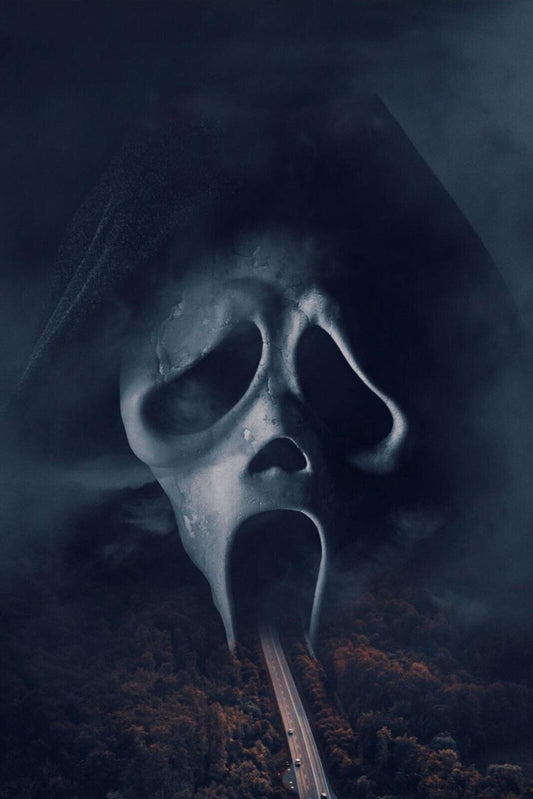 Scream Movie Poster Classic Horror Film Iconic Slasher Wall Print