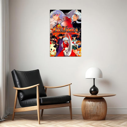 Inuyasha Anime Poster Japanese Animation Wall Art Manga Series Print